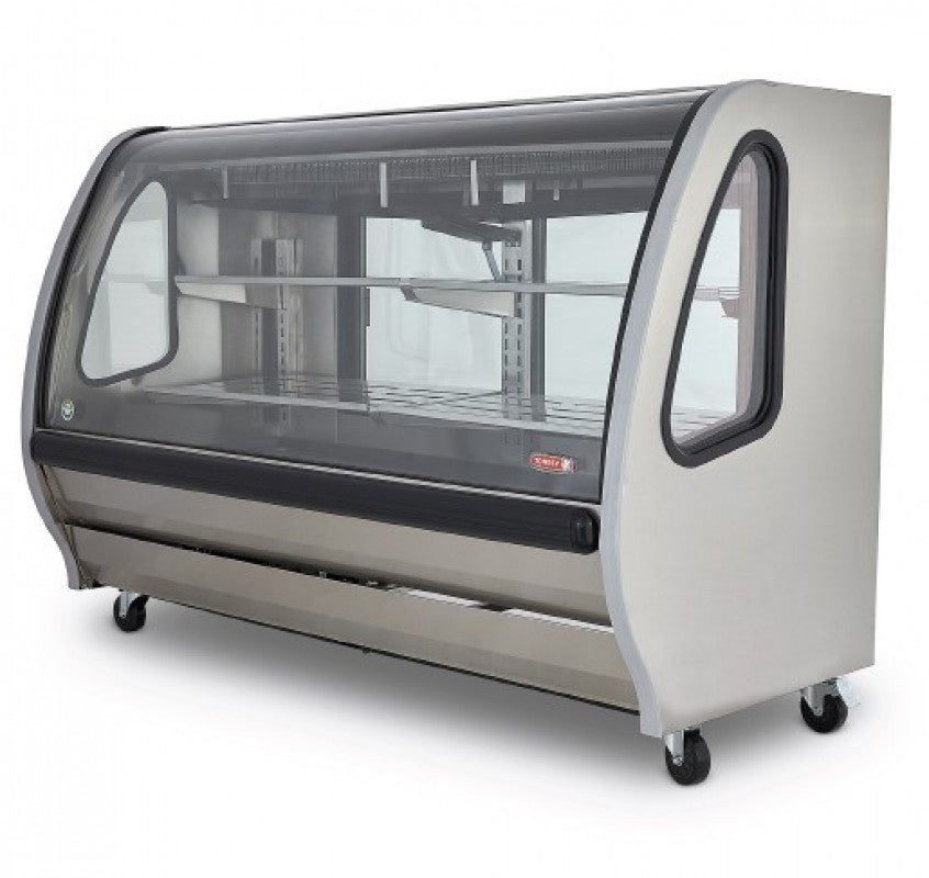 VITRINA CREMERA TORREY TEM-200 ACERO INOXIDABLE R290