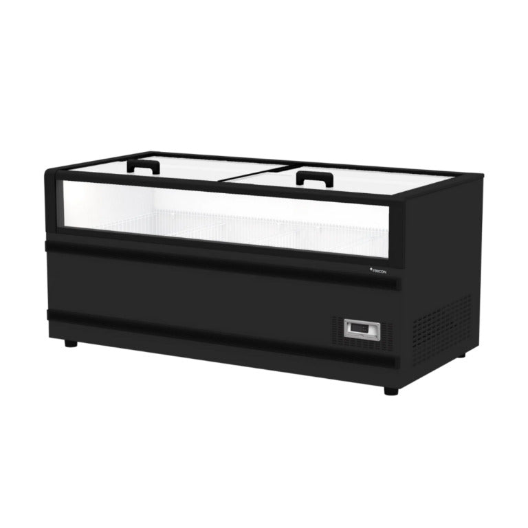 EXHIBIDOR CENTRAL CLS FRICON DUAL TEMP NEGRO 2142 MM