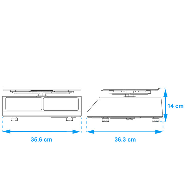 BASCULA MULTIFUNCIONAL PROTEK BPK-40 KGS PRO
