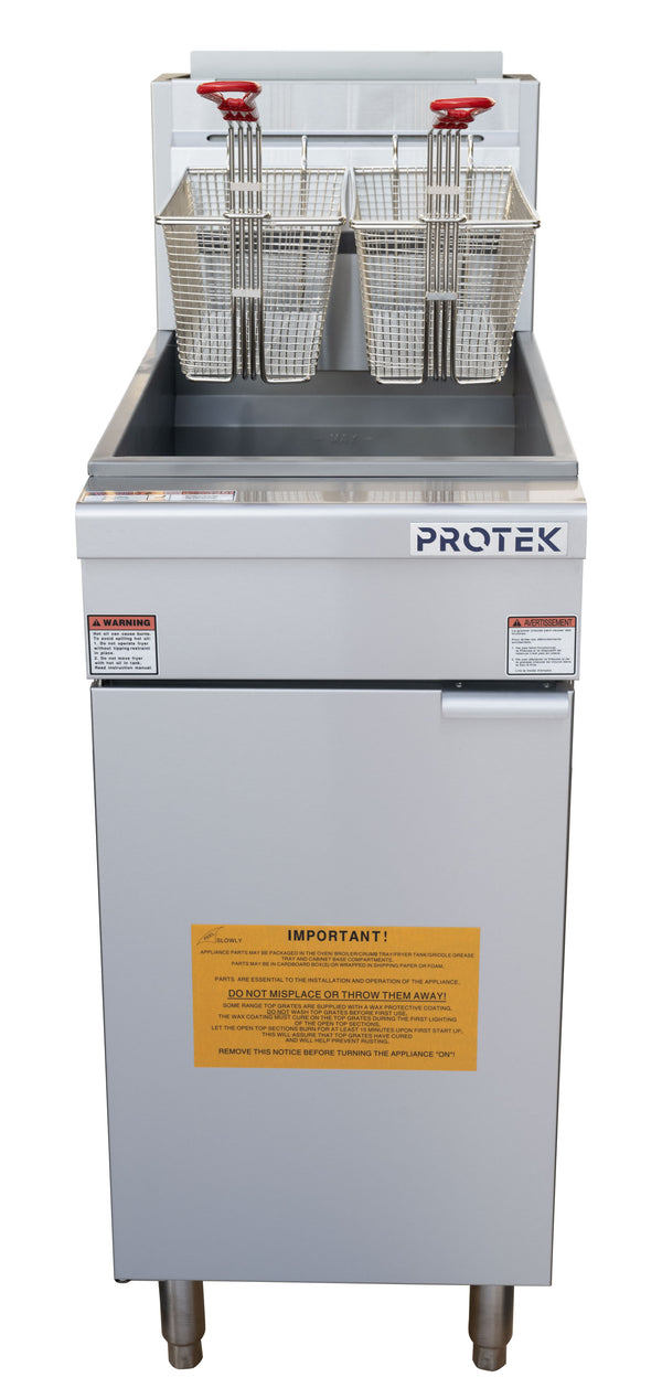 FREIDOR A GAS PROTEK FRP-20G 20 LITROS