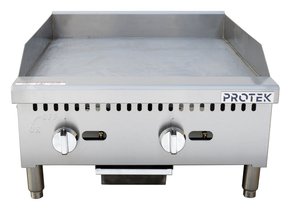 PLANCHA A GAS PROTEK PLP-600G 2 QUEMADORES