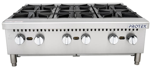 PARRILLA A GAS PROTEK PAP-6QGC 6 QUEMADORES
